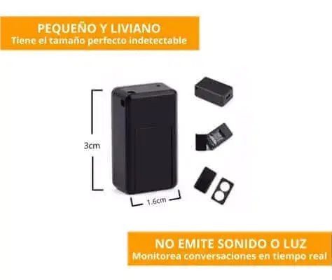 mini microfono espia 4g inalambrico pequeño