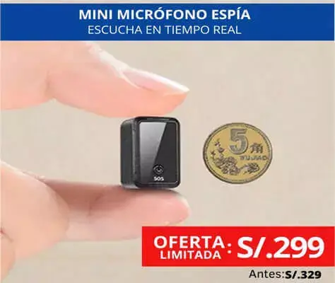 mini microfono espia 4g inalambrico