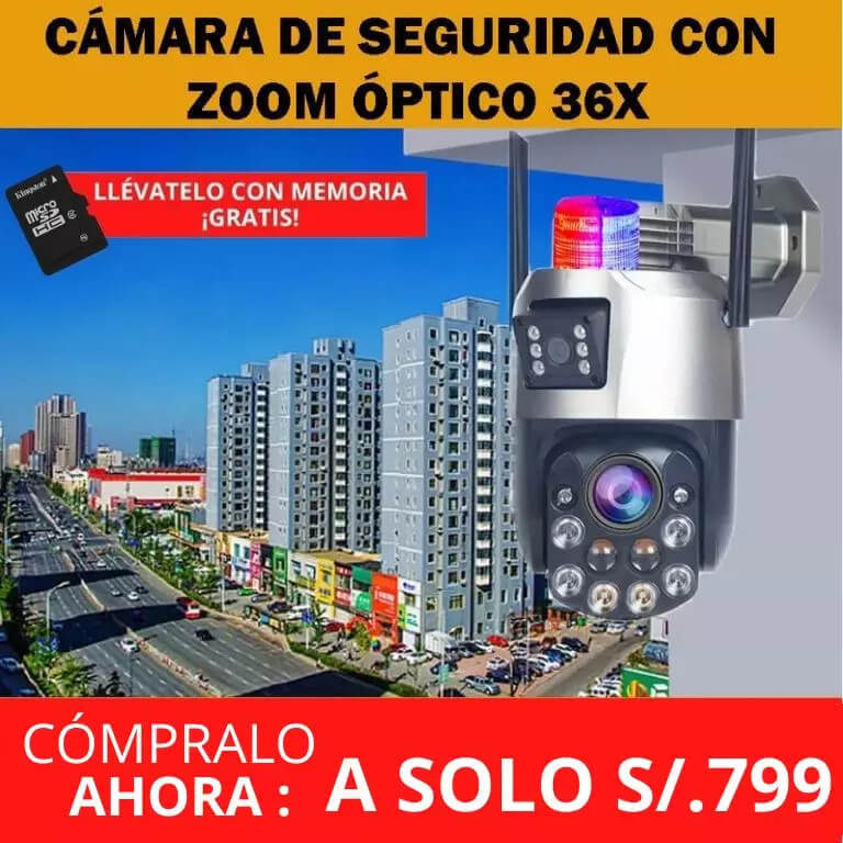 camara ptz domo 36x alcance 300 metros a 799 soles