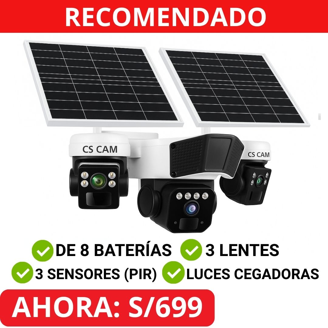 Camara Solar 4g Premiun Doble panel XL