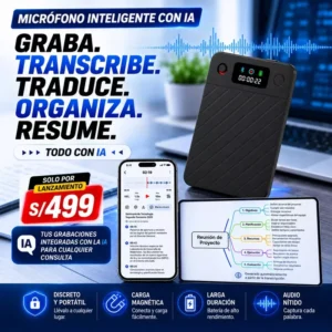 Microfono IA Transcriptor